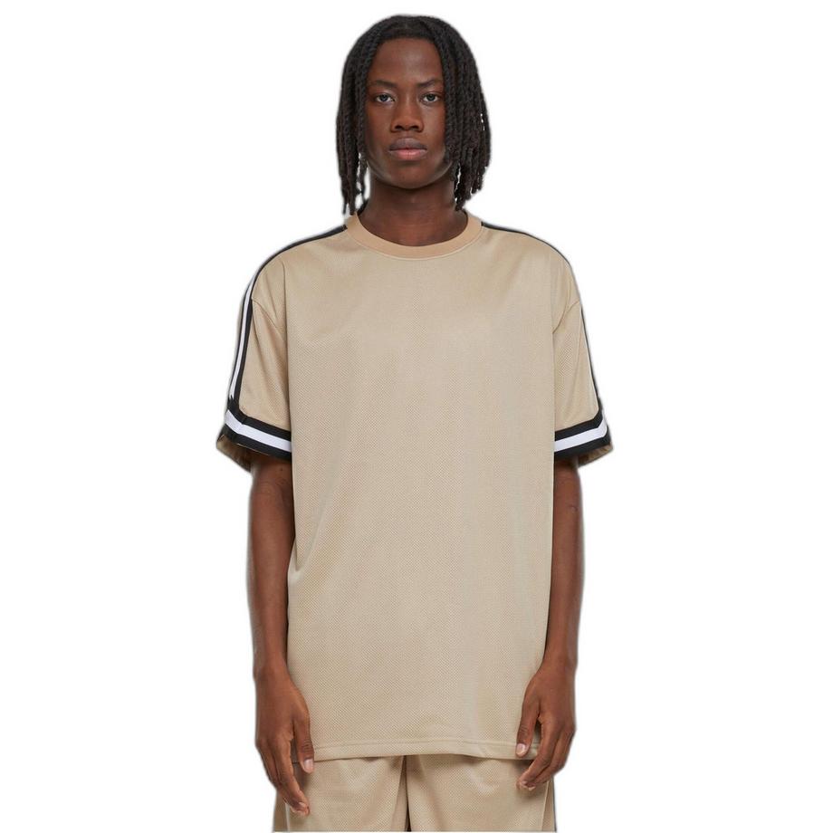 URBAN CLASSICS Oversized Stripes Mesh T-Shirt  