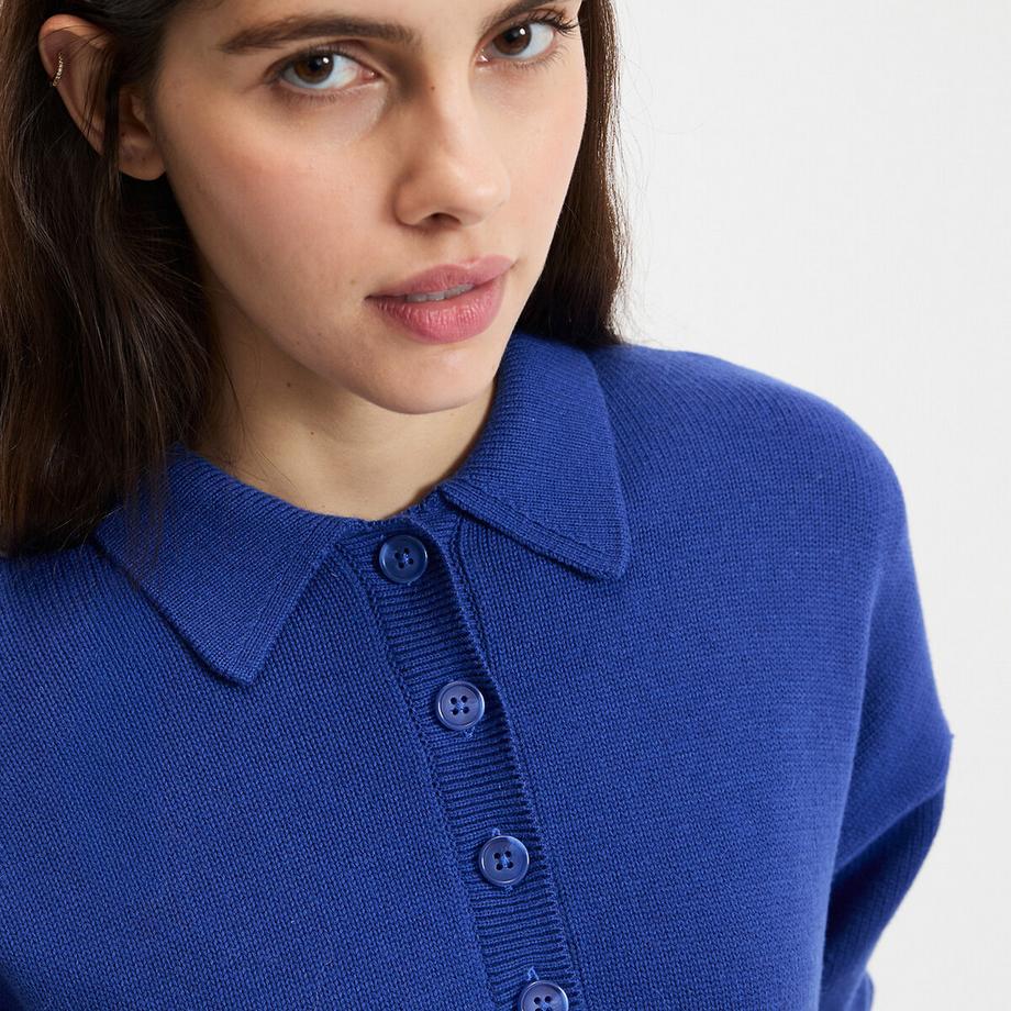 La Redoute Collections Pullover mit Polokragen  