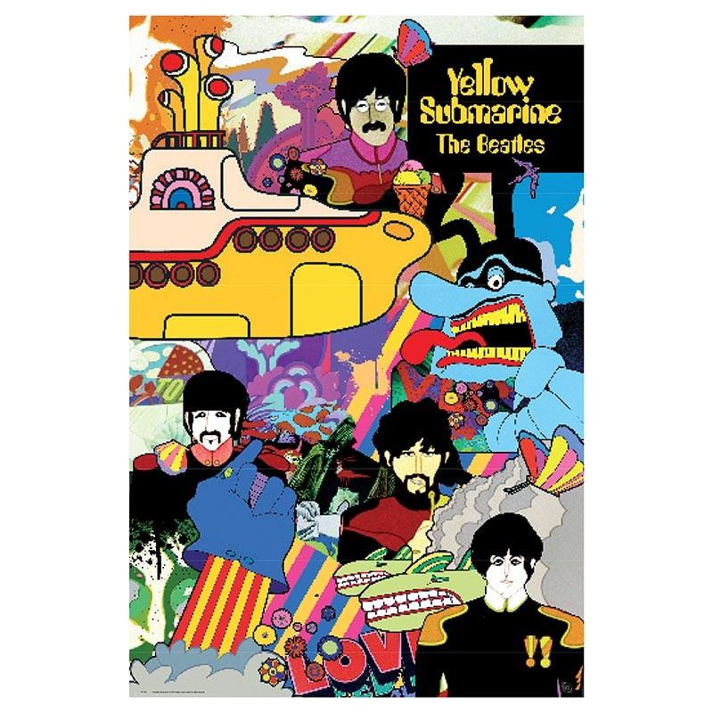 GB Eye Poster - Roulé et filmé - The Beatles - Yellow Submarine  