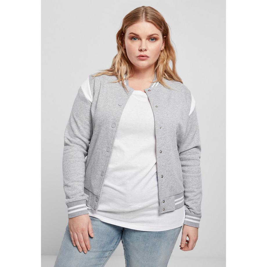 Giacca donna Urban Classics organic inset college (taglie grandi)