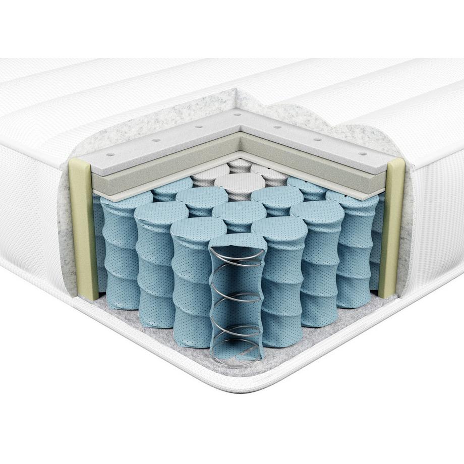 Beliani Matelas à ressorts ensachés en latex en Ressorts ensachés  SPRINGY  