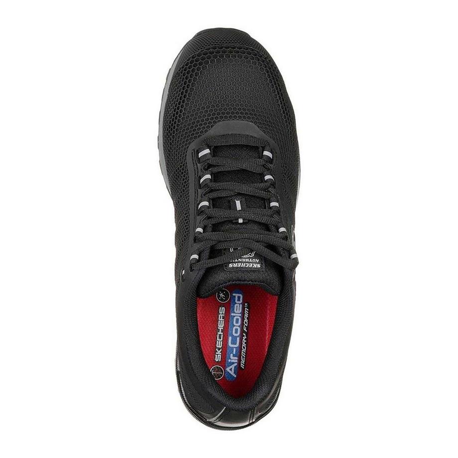 SKECHERS Lyndale Sicherheitsschuhe Stahlkappe Netzmaterial  