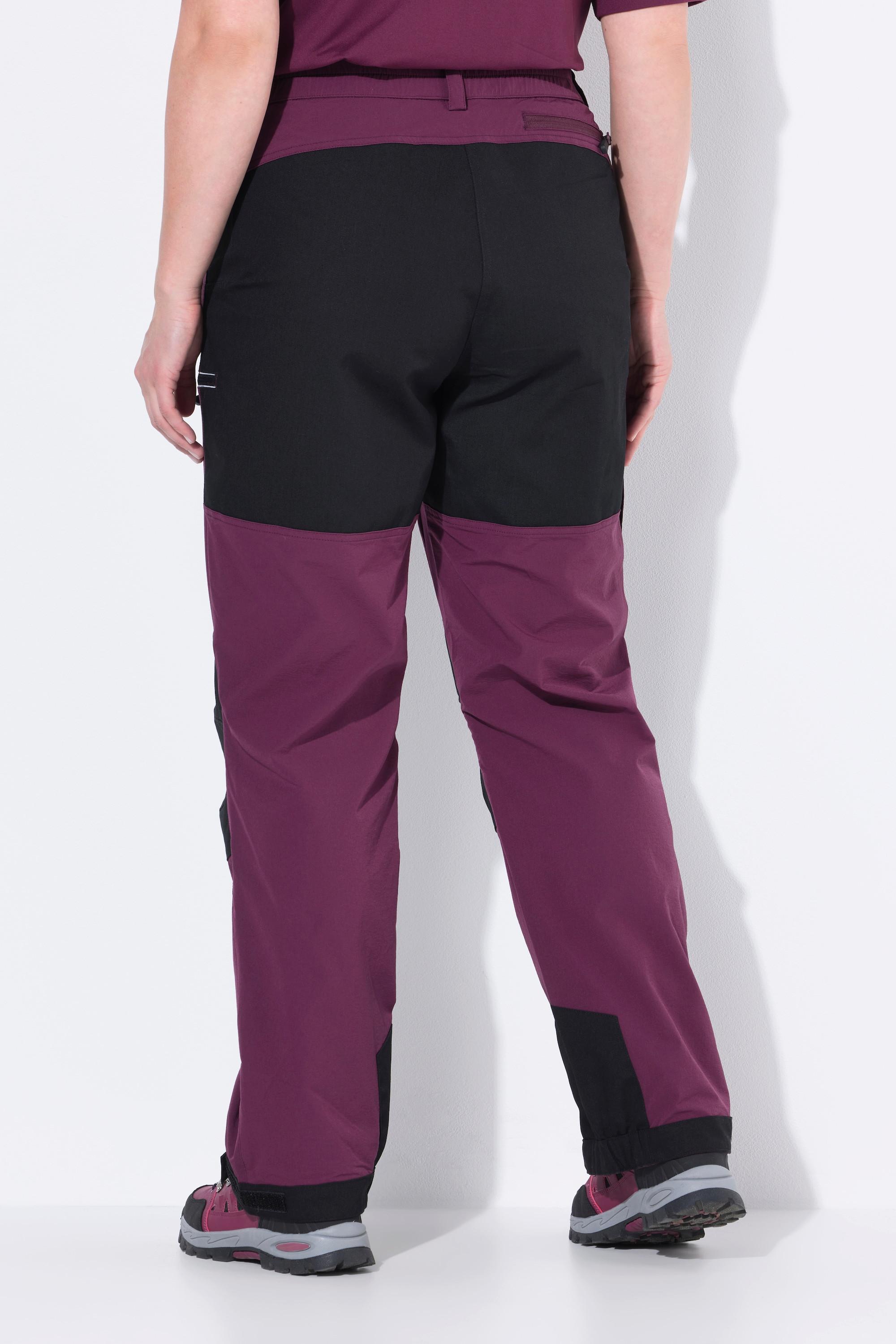 Ulla Popken HYPRAR Hybrid-Trekkinghose Reflektor Klettriegel  