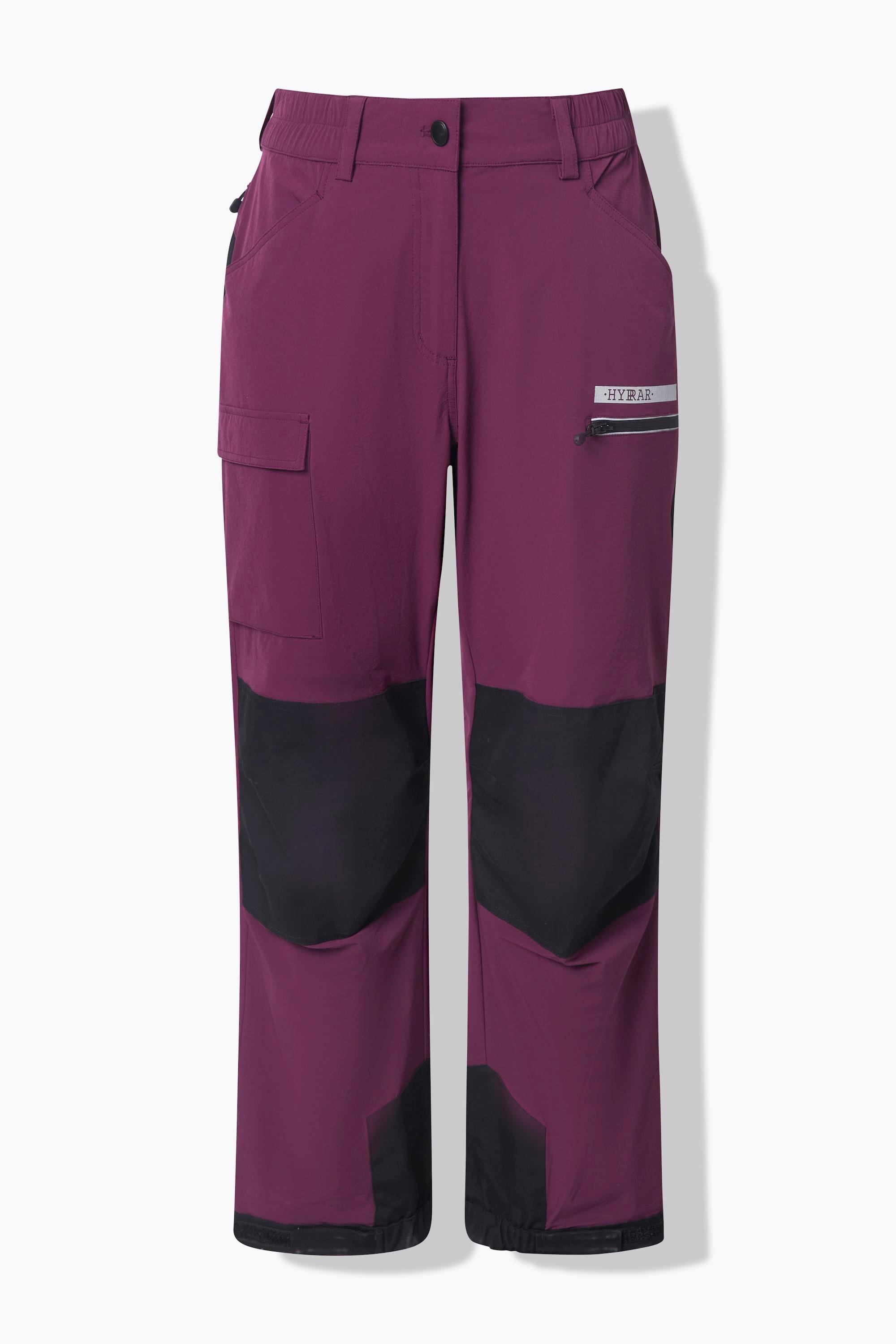 Ulla Popken HYPRAR Hybrid-Trekkinghose Reflektor Klettriegel  