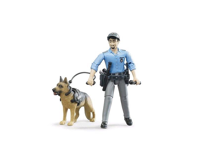 bruder  62150 - bworld Polizist mit Hund 