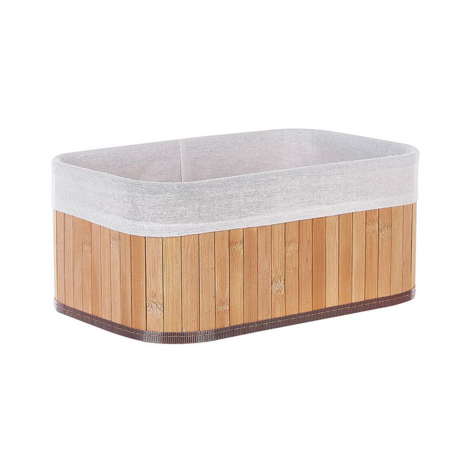 Beliani Korb aus Bambusholz Boho TALPE  