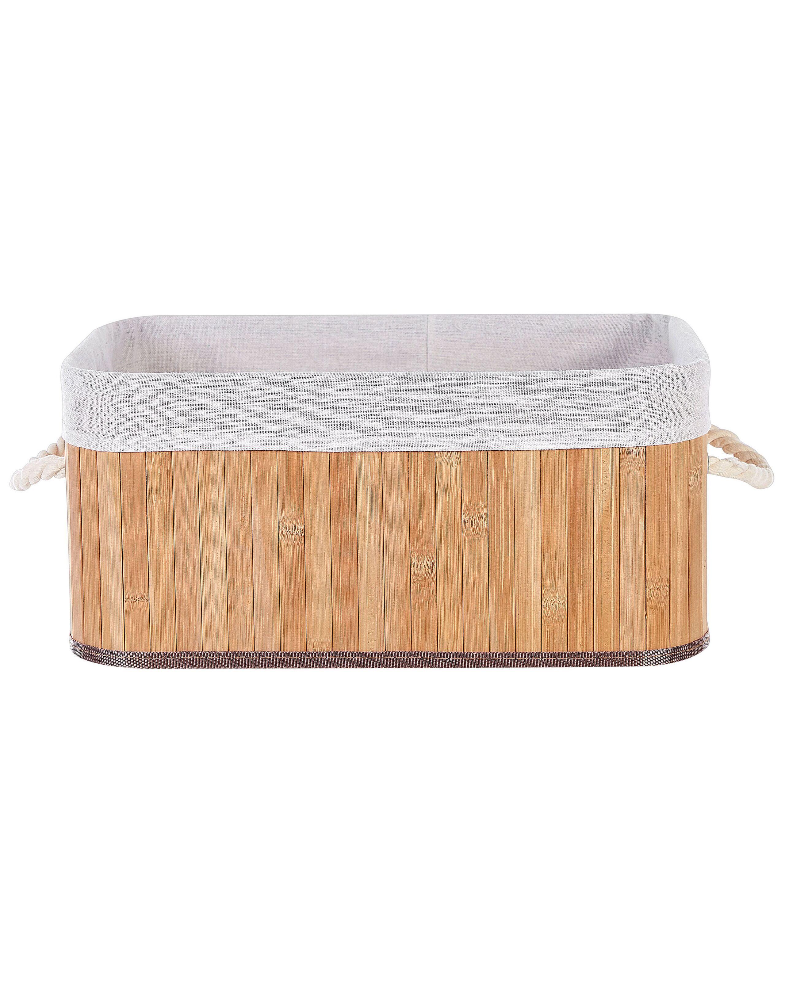 Beliani Korb en Legno di bambù Boho TALPE  