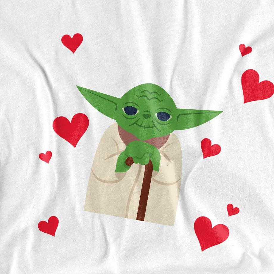 STAR WARS Yoda One For Me T-Shirt Saint-Valentin  