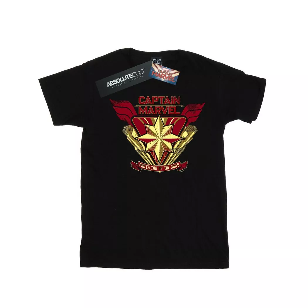 MARVEL - Protector Of The Skies TShirt, für Damen, Schwarz, Größe S