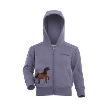 sweatshirt équitation à capuche zippé enfant