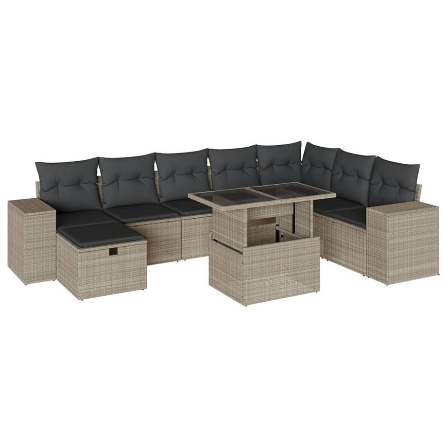 Garten sofagarnitur poly-rattan