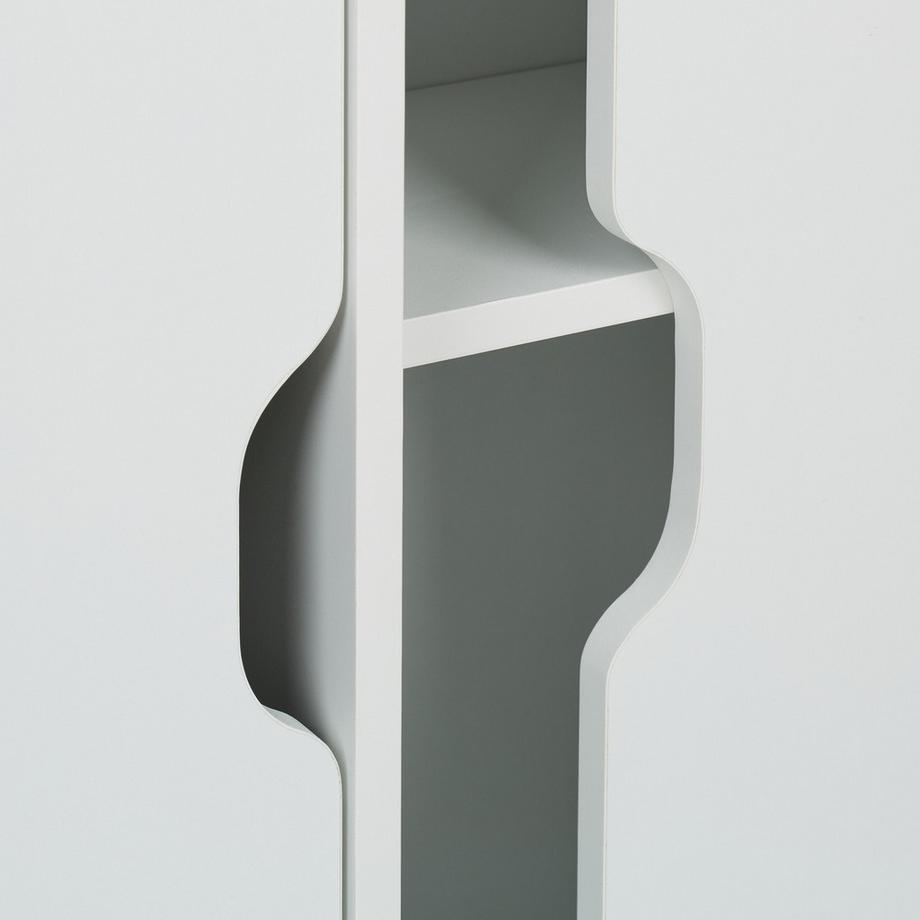 Northix Armoire de niche avec compartiments ouverts  