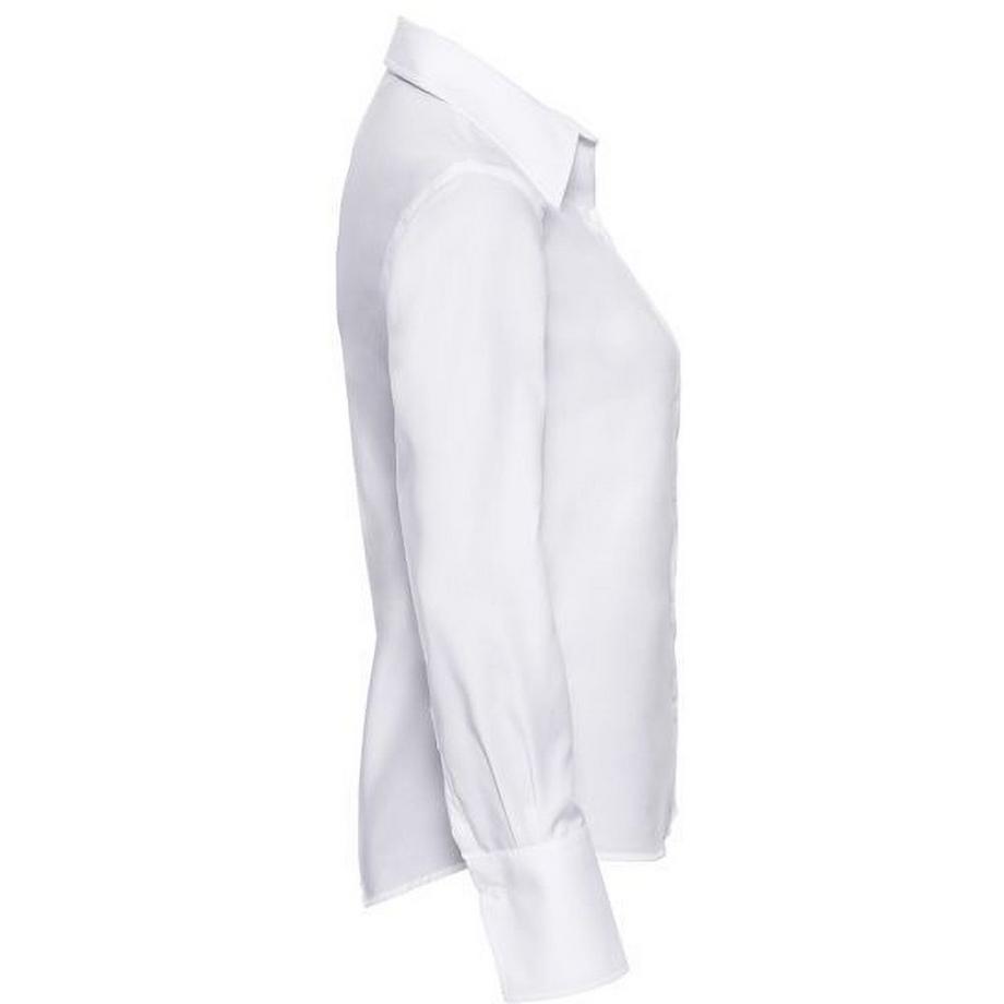 Russell Collection Camicia Maniche Lunghe Senza Stiratura  