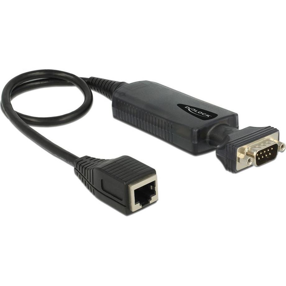 DeLock  Adaptateur réseau  RS232 - Convertisseur LAN Ethernet 