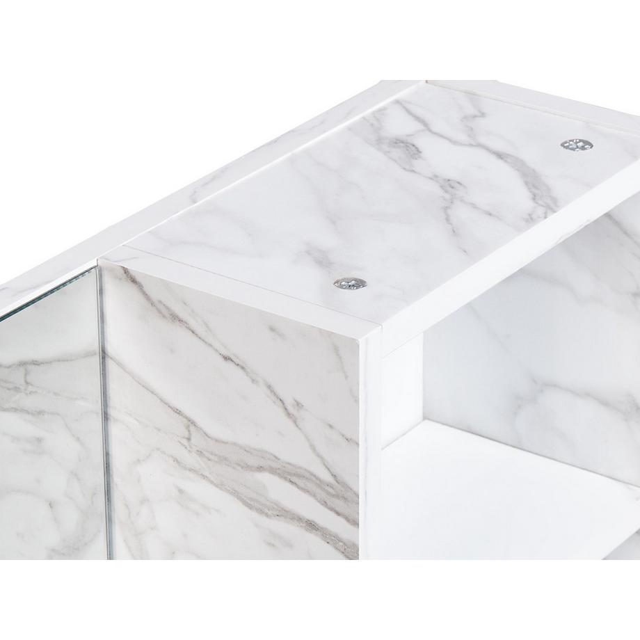 Beliani Armadio a muro per specchio da bagno en Pannello di fibre (LDF) Moderno JOINVILLE  