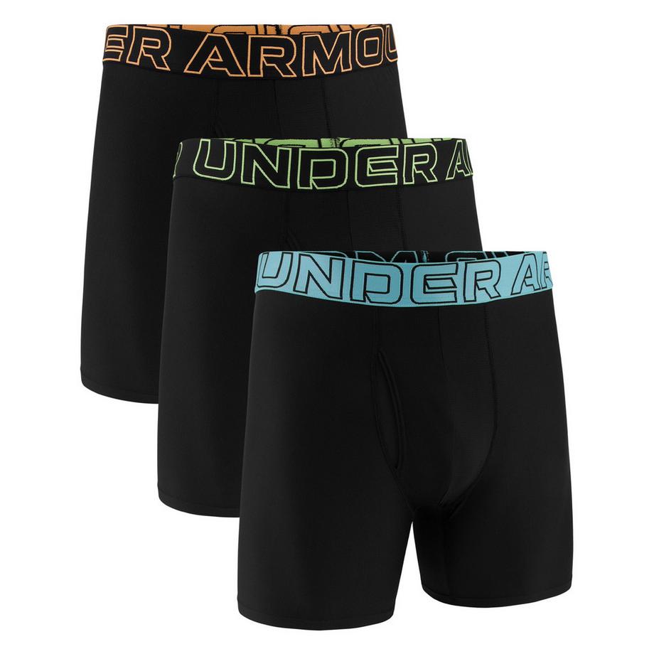 Boxer  Paquet de 3 Conforme à la silhouette-UA PERFORMANCE TECH - SOLID 6 IN 3PK