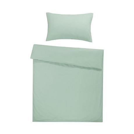 Flair Seersucker Tinta Unita Set Biancheria da Letto  