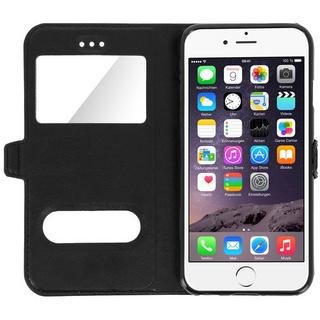 Avizar  Hülle View Cover iPhone 6, 6S Schwarz 