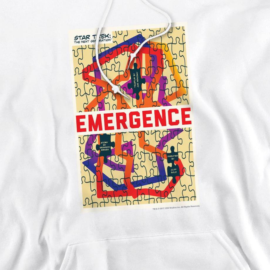 Star Trek The Next Generation Season 7 Episode 23 Felpa con cappuccio  