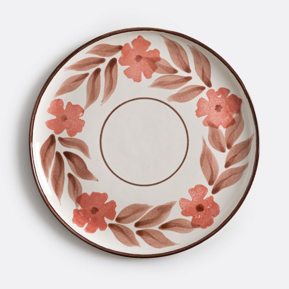 La Redoute Intérieurs Set mit 4 flachen Tellern aus Steingut  