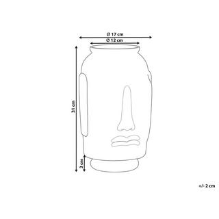 Beliani Dekovase aus Glas Modern SAMBAR  