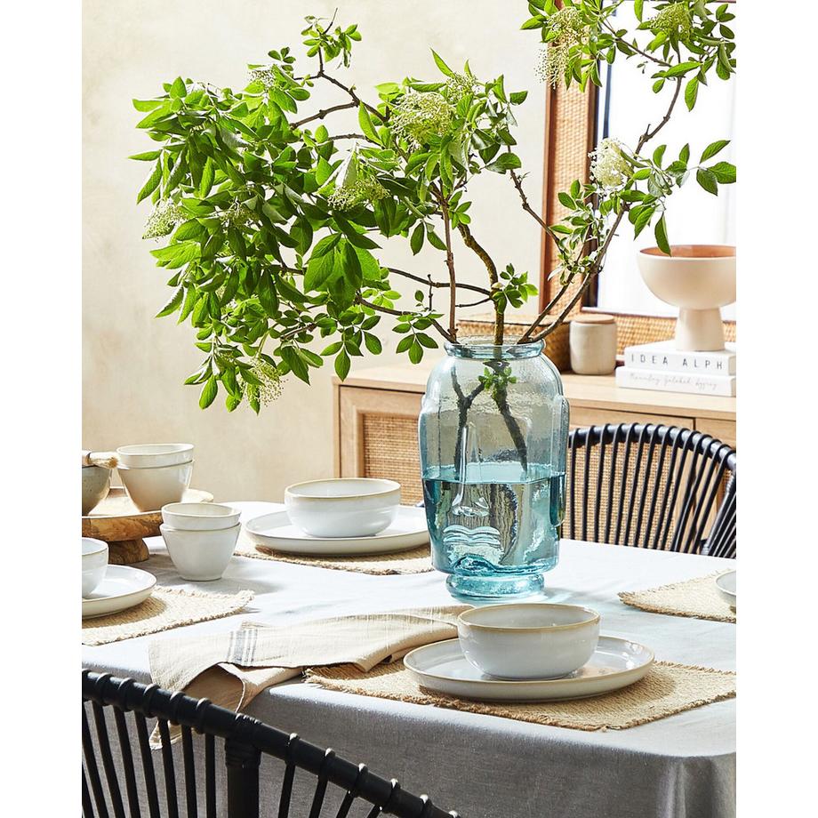 Beliani Vase décoratif en Verre Moderne SAMBAR  