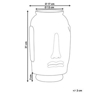 Beliani Vase décoratif en Verre Moderne SAMBAR  