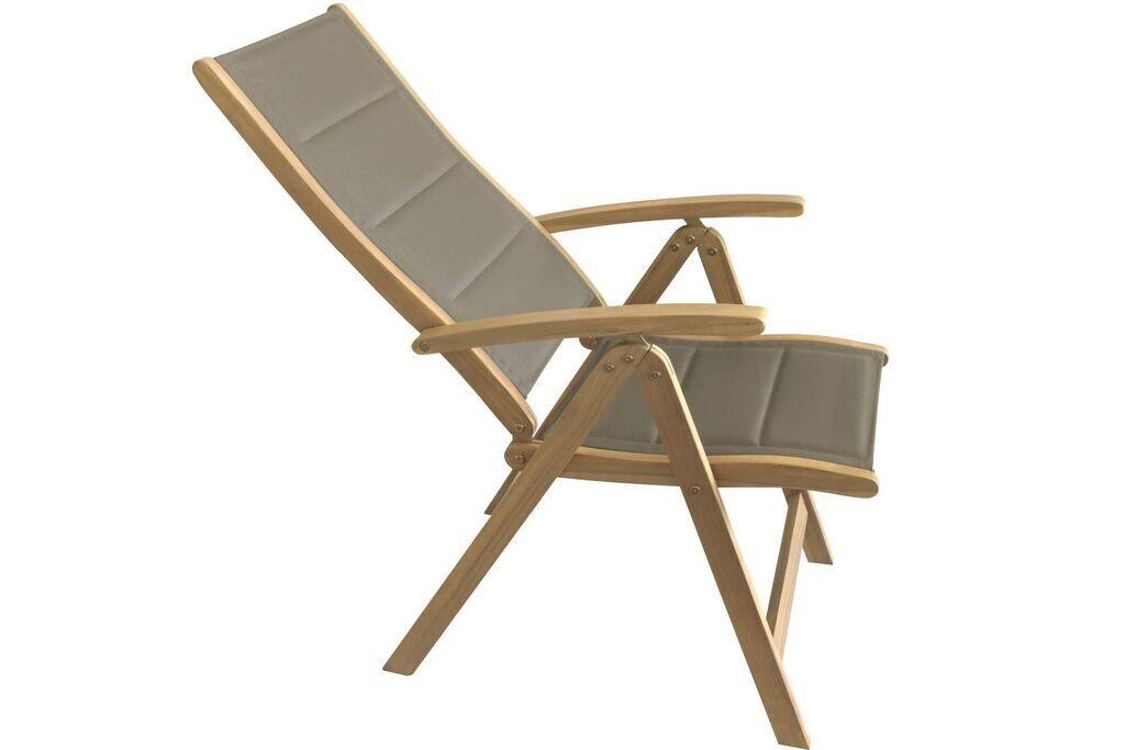 Kynast Chaise pliante de jardin  en bois d'acacia  