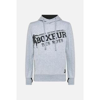 BOXEUR DES RUES  Kapuzenpullover Hooded Sweatshirt with Thumb Openings 