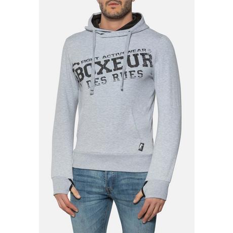 BOXEUR DES RUES  Kapuzenpullover Hooded Sweatshirt with Thumb Openings 