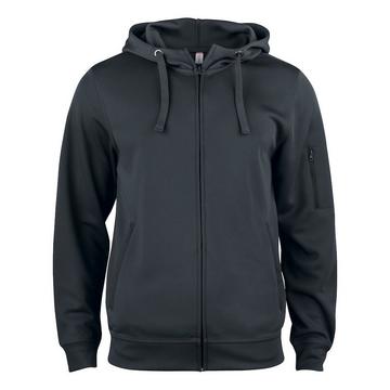 Basic Hoodie mit durchgehendem Reißverschluss  Aktiv