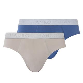 HANRO  Cotton Essentials lot de 2  - slips 