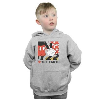 Disney  Sweat à capuche MICKEY MOUSE HEART THE EARTH 