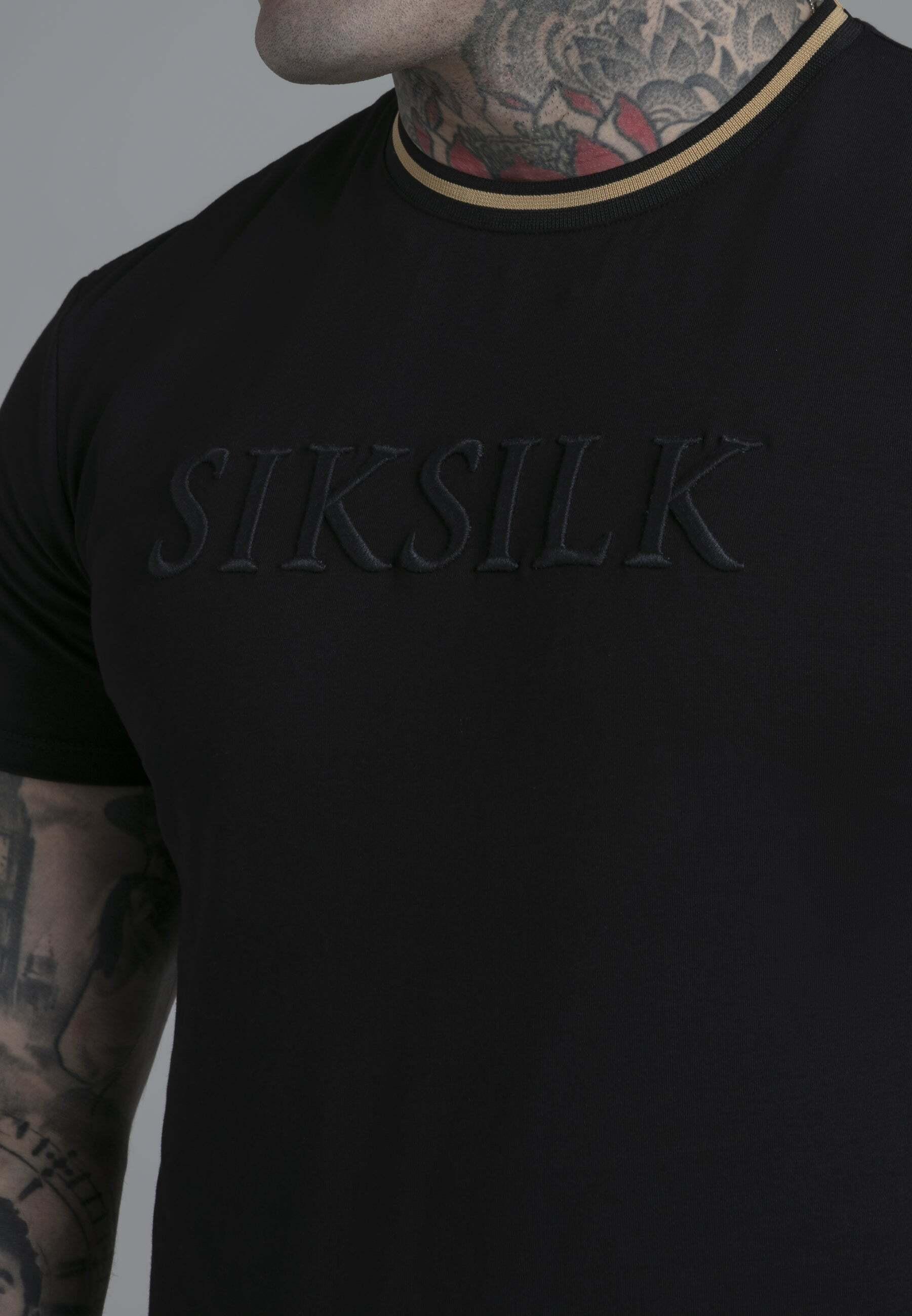 Sik Silk  T-shirt Logo T-Shirt in Black 