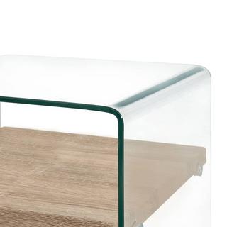 VidaXL Table basse verre  