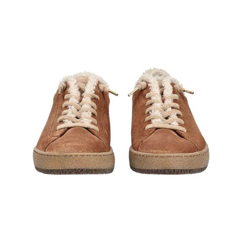 Paul Green Sneaker in camoscio con fodera in pelliccia sintetica  