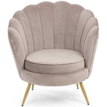 Fauteuil Giliola gris clair