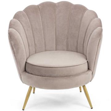 Fauteuil Giliola gris clair