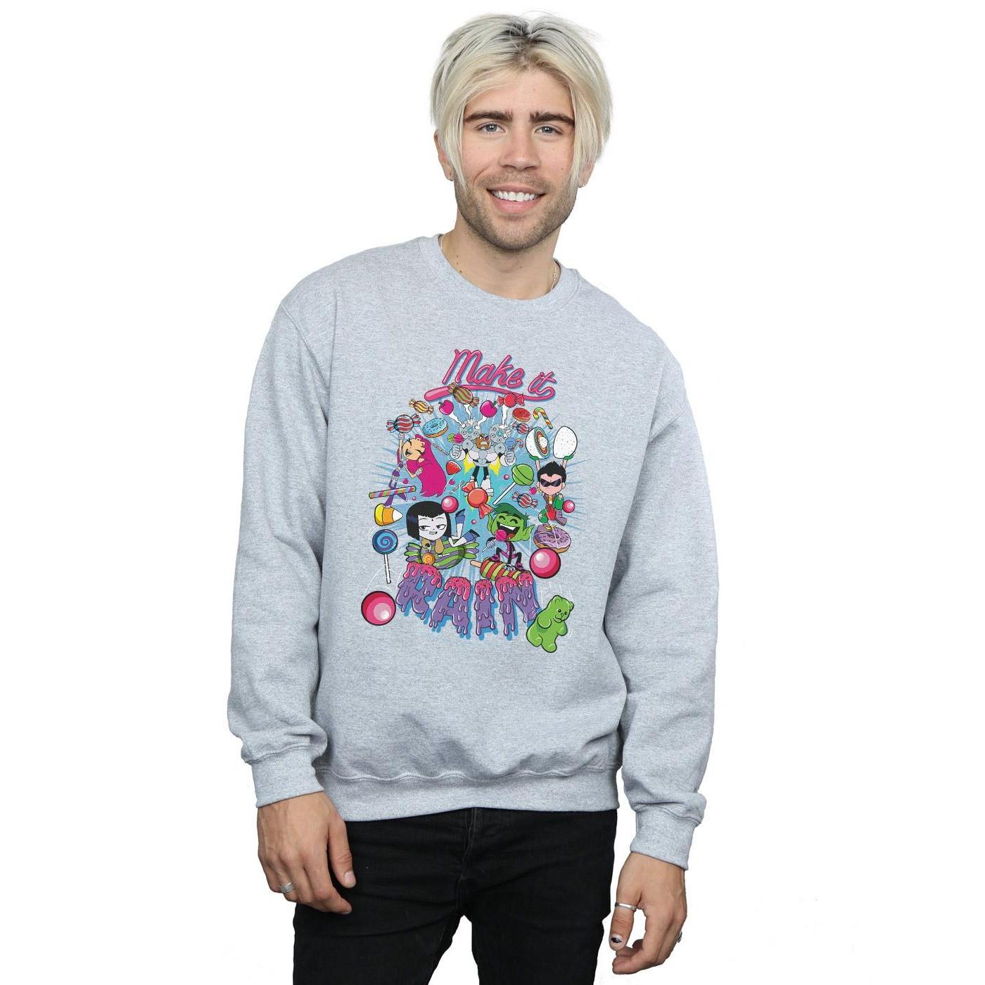 DC COMICS  Teen Titans Go Make It Rain Sweatshirt 