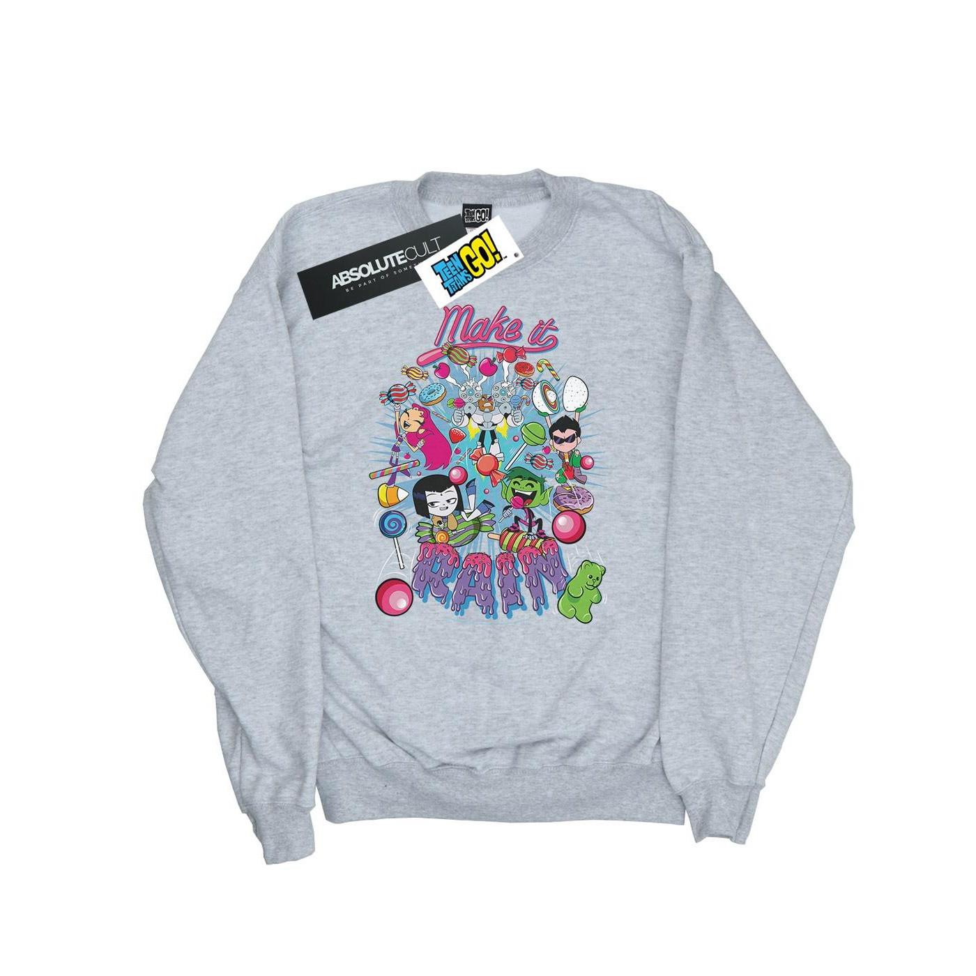 DC COMICS  Teen Titans Go Make It Rain Sweatshirt 