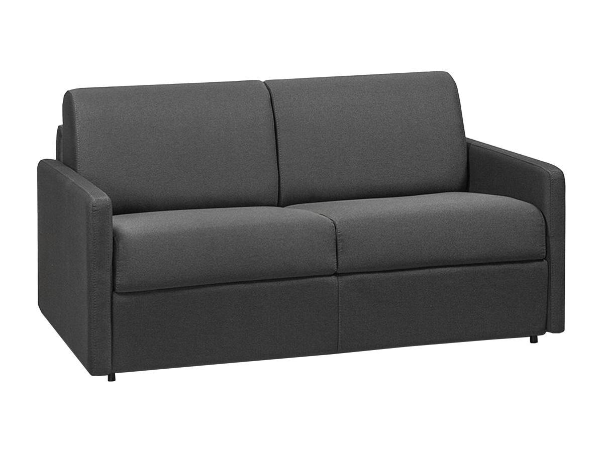 Vente-unique Schlafsofa 2Sitzer Stoff Liegefläche Matratzen CALIFE  