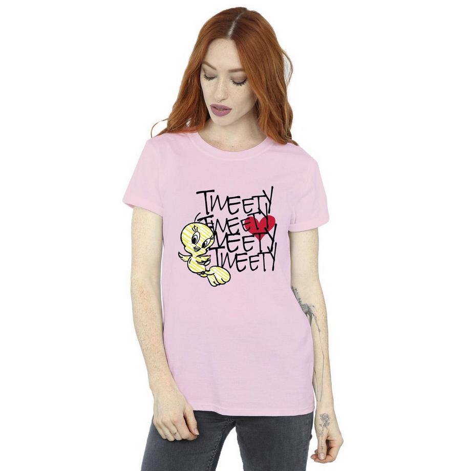 LOONEY TUNES Tweety Bird T-Shirt Imprimé Graphique  