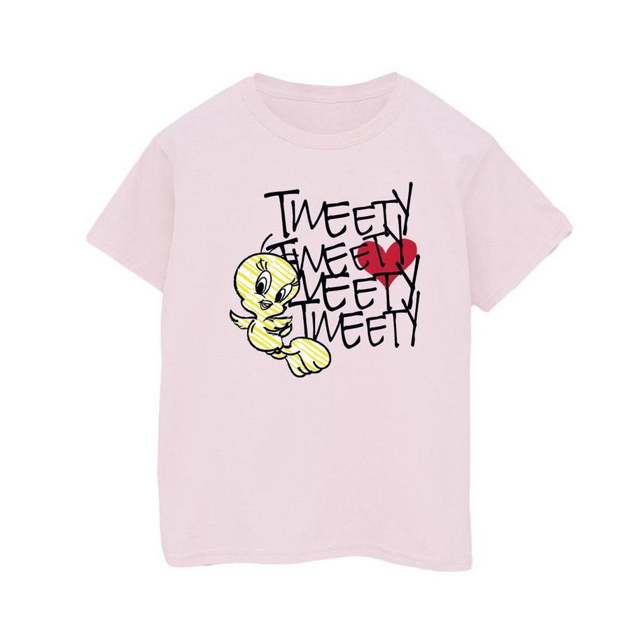 LOONEY TUNES Tweety Bird T-Shirt Imprimé Graphique  
