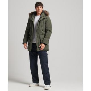 Superdry  parka capuche avec fausse fourrure everest 