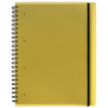 Notizheft Easy A4 100 Blatt, 70g/m2, kariert, Gelb