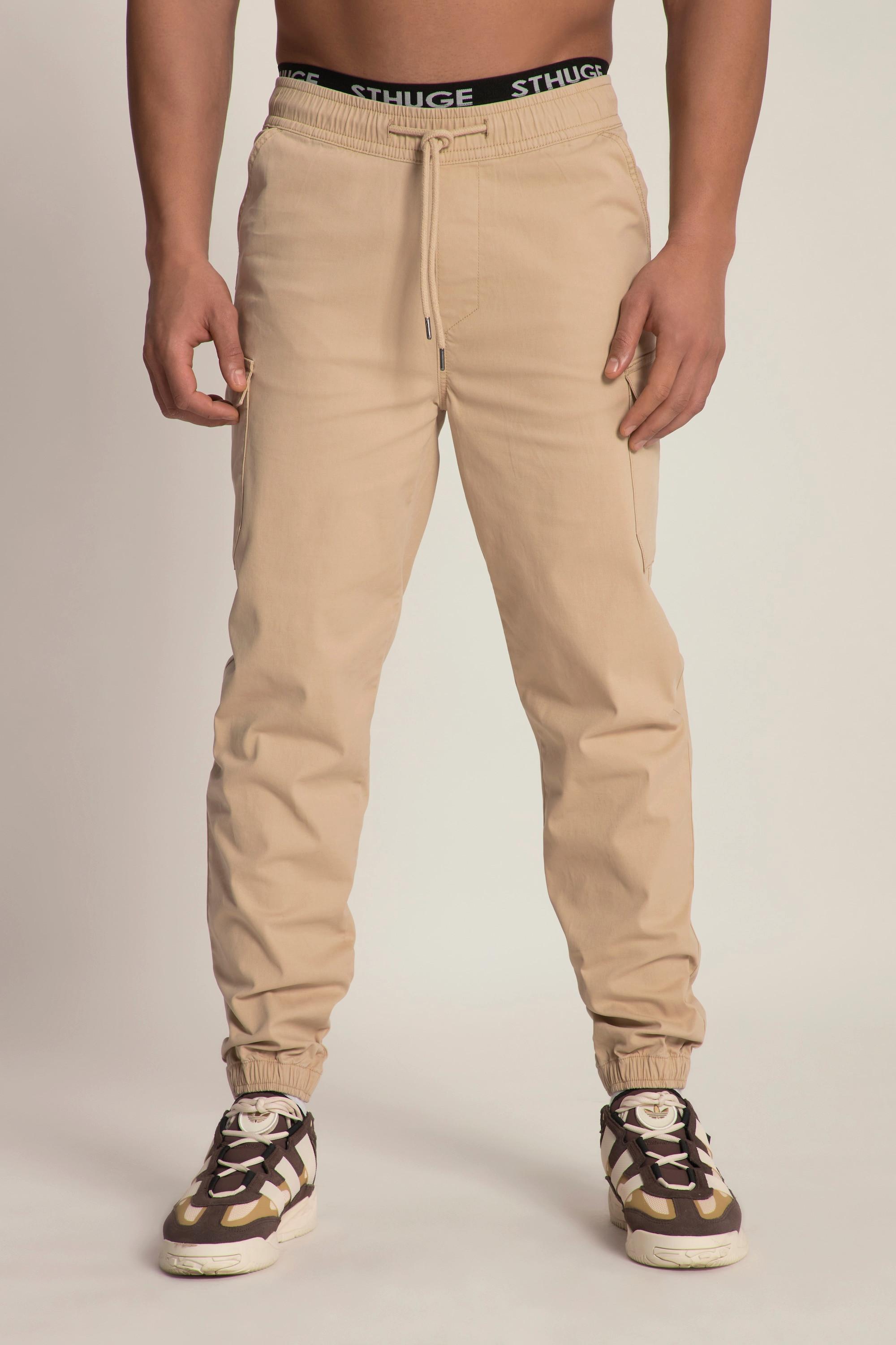 Sthuge  Pantalon cargo STHUGE, coupe Modern fit 6 poches, taille élastique - jusqu'au 8 XL 