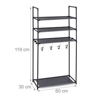 B2X Schuhregal mit Stiefelaufhänger  