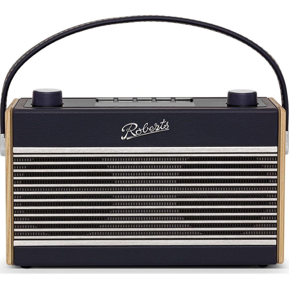 Roberts Radio  Roberts Radio Rambler BT Stereo Portatile Analogico e digitale Blu marino, Legno 