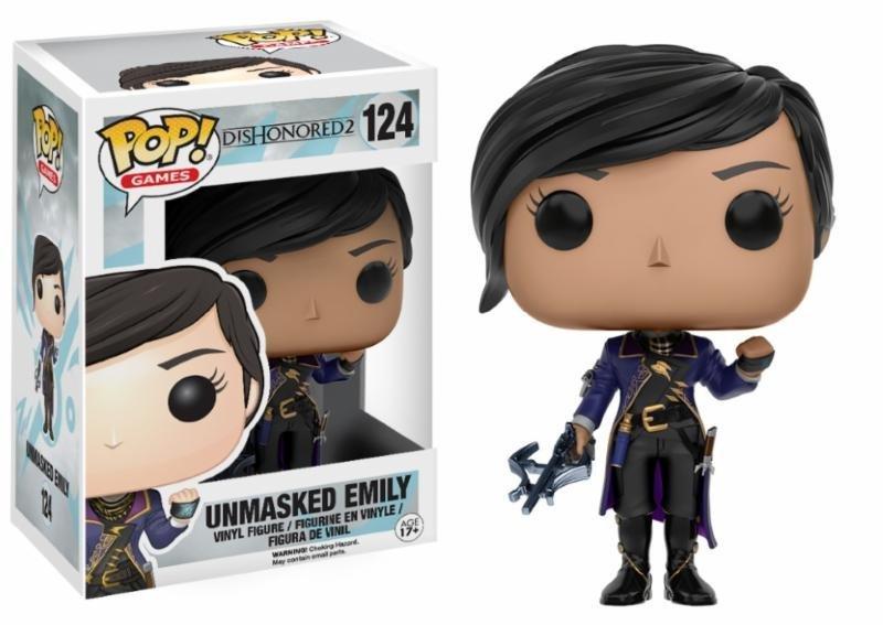 Funko  POP - Games - DisHonored - 124 - Unmasked Emily 