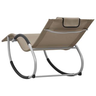 VidaXL Chaise longue tissu  